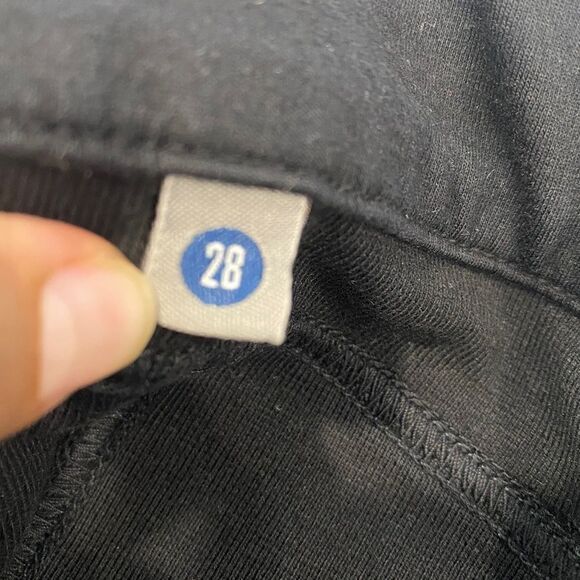 Citizens Of Humanity Tab Front Black Knit Pencil Mini Skirt - Picture 6 of 8